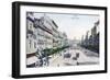 Postcard Depicting Wenceslas Square, Prague, 1909-null-Framed Giclee Print