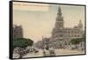 Postcard Depicting West Street in Durban-null-Framed Stretched Canvas