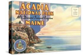 Postcard Folder, Acadia National Park, Maine-null-Stretched Canvas