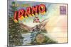 Postcard Folder, Beautiful Idaho-null-Mounted Art Print