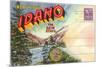 Postcard Folder, Beautiful Idaho-null-Mounted Art Print