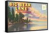 Postcard Folder, Big Bear Lake, California-null-Framed Stretched Canvas