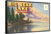 Postcard Folder, Big Bear Lake, California-null-Framed Stretched Canvas