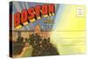 Postcard Folder, Boston, Mass.-null-Stretched Canvas