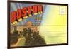 Postcard Folder, Boston, Mass.-null-Framed Art Print