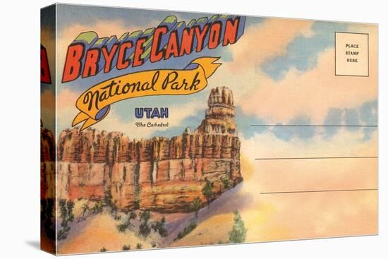 Postcard Folder, Bryce Canyon National Park, Utah-null-Stretched Canvas