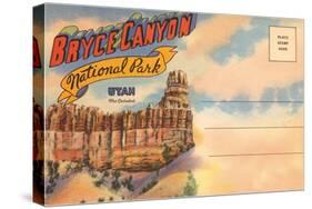 Postcard Folder, Bryce Canyon National Park, Utah-null-Stretched Canvas