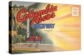 Postcard Folder, Columbia River Highway-null-Stretched Canvas