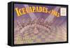 Postcard Folder, Ice-Capades of 1945-null-Framed Stretched Canvas