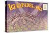 Postcard Folder, Ice-Capades of 1945-null-Stretched Canvas