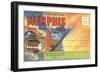 Postcard Folder, Memphis, Tennessee, Down in Dixie-null-Framed Art Print