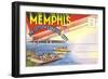 Postcard Folder, Memphis, Tennessee-null-Framed Art Print