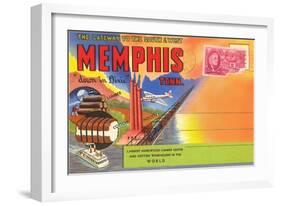 Postcard Folder, Memphis, Tennessee-null-Framed Art Print