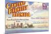 Postcard Folder, Oakland, Berkeley, Alameda, California-null-Mounted Premium Giclee Print