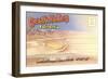 Postcard Folder of Death Valley, California-null-Framed Art Print