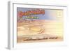 Postcard Folder of Death Valley, California-null-Framed Art Print