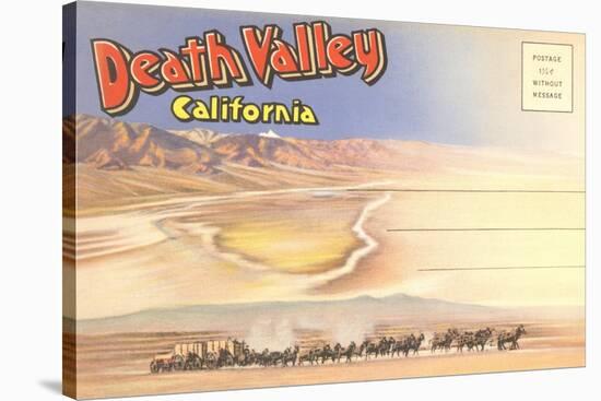 Postcard Folder of Death Valley, California-null-Stretched Canvas