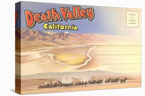 Postcard Folder of Death Valley, California-null-Stretched Canvas