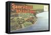 Postcard Folder of Jamestown, Virginia-null-Framed Stretched Canvas