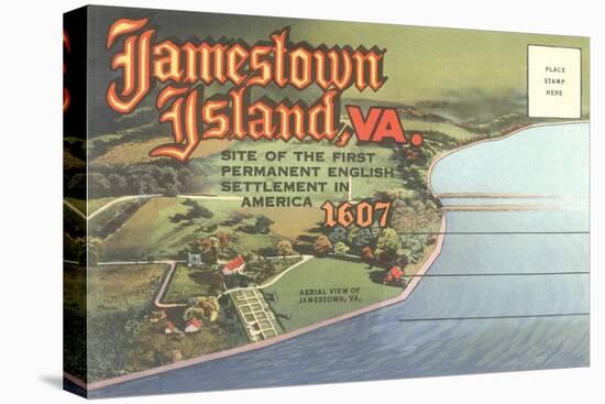 Postcard Folder of Jamestown, Virginia-null-Stretched Canvas