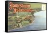 Postcard Folder of Jamestown, Virginia-null-Framed Stretched Canvas