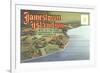 Postcard Folder of Jamestown, Virginia-null-Framed Art Print