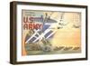 Postcard Folder of US Army-null-Framed Art Print