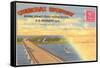 Postcard Folder, Overseas Highway-null-Framed Stretched Canvas