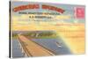 Postcard Folder, Overseas Highway-null-Stretched Canvas