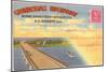 Postcard Folder, Overseas Highway-null-Mounted Art Print