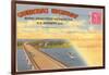 Postcard Folder, Overseas Highway-null-Framed Art Print