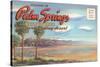 Postcard Folder, Palm Springs, California-null-Stretched Canvas