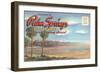 Postcard Folder, Palm Springs, California-null-Framed Art Print