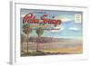 Postcard Folder, Palm Springs, California-null-Framed Art Print