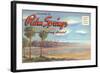 Postcard Folder, Palm Springs, California-null-Framed Art Print