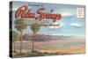 Postcard Folder, Palm Springs, California-null-Stretched Canvas