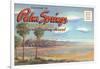 Postcard Folder, Palm Springs, California-null-Framed Art Print