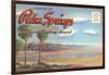 Postcard Folder, Palm Springs, California-null-Framed Art Print