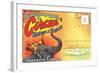 Postcard Folder, Ringling Brothers Circus-null-Framed Art Print