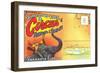 Postcard Folder, Ringling Brothers Circus-null-Framed Art Print