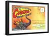 Postcard Folder, Ringling Brothers Circus-null-Framed Art Print