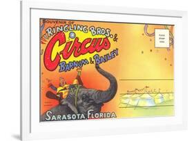 Postcard Folder, Ringling Brothers Circus-null-Framed Art Print