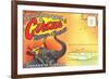 Postcard Folder, Ringling Brothers Circus-null-Framed Art Print