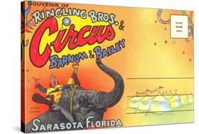 Postcard Folder, Ringling Brothers Circus-null-Stretched Canvas