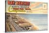 Postcard Folder, Santa Monica, California-null-Stretched Canvas