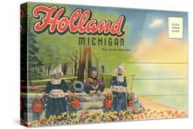 Postcard Folder, Scene from Holland, Michigan-null-Stretched Canvas