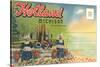 Postcard Folder, Scene from Holland, Michigan-null-Stretched Canvas