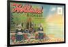 Postcard Folder, Scene from Holland, Michigan-null-Framed Art Print