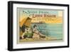 Postcard Folder, Scenic Folder of Long Beach, California-null-Framed Art Print