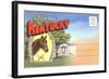 Postcard Folder, Scenic Kentucky-null-Framed Art Print